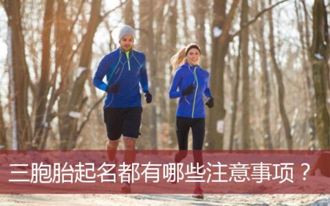 三胞胎起名都有哪些注意事项？