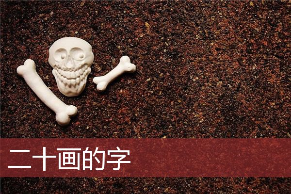 二十画的字
