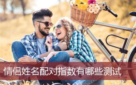 情侣姓名配对指数有哪些测试