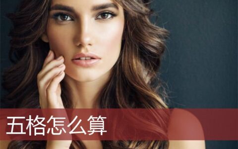五格怎么算