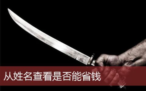 从姓名查看是否能省钱