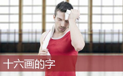 十六画的字