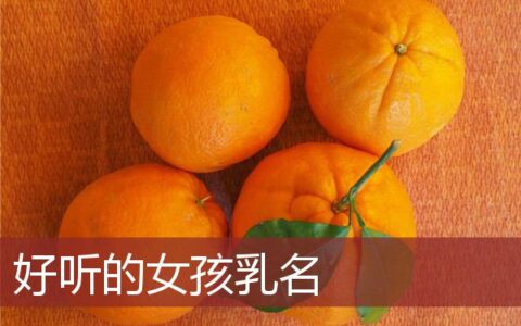 好听的女孩乳名叠字大全