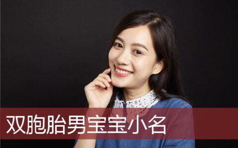 双胞胎男宝宝小名