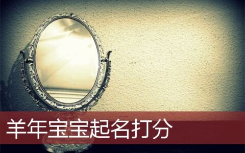 羊年宝宝起名打分