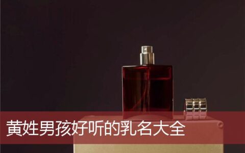 黄姓男孩好听的乳名大全