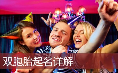 双胞胎起名详解