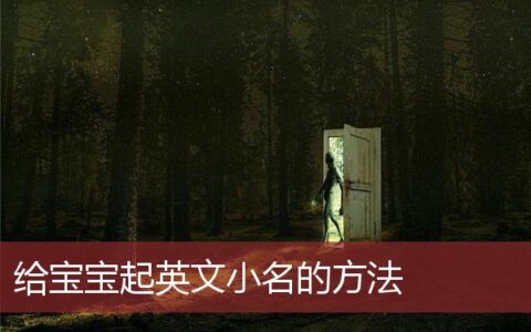给宝宝起英文小名的方法有哪些