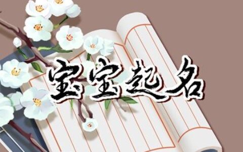 2022新生男婴儿取名 大气不容易撞名